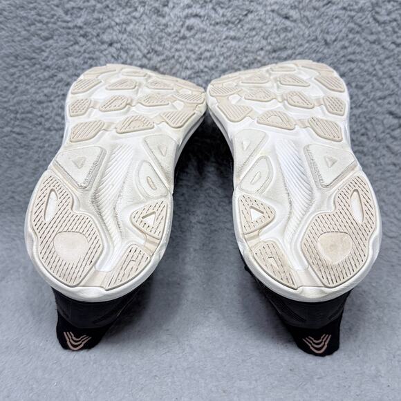 Hoka One One Clifton 9 Womens Size 8.5 Running Shoes Sneakers Black Rose Gold - Picture 8 of 9